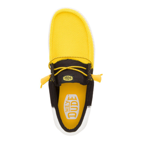 Wally Tri Varsity Mesh - Yellow/Black - Image 6