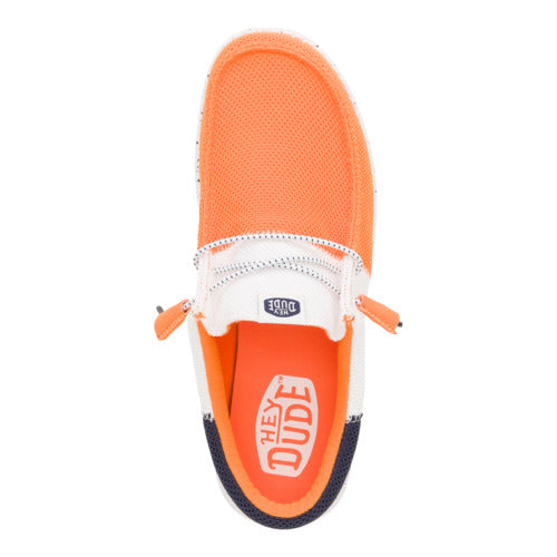 Wally Tri Varsity Mesh - Orange/White - Image 6