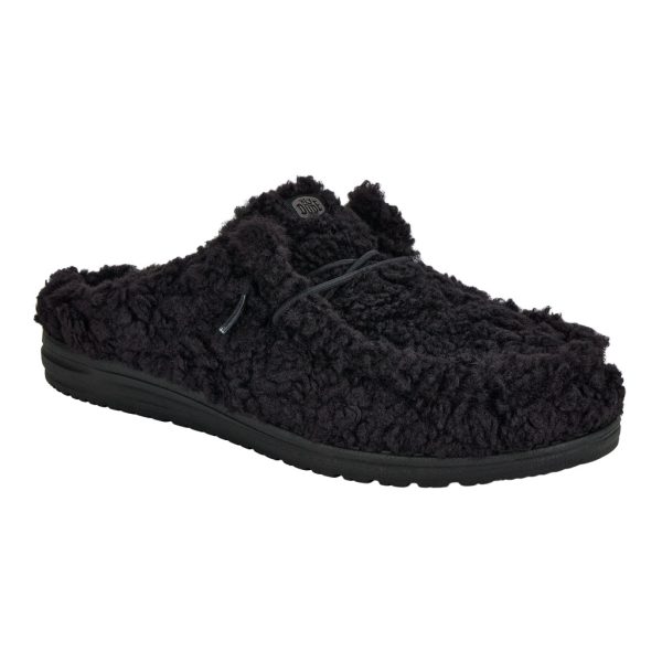 Wally Slipper - Cozy Black/Black
