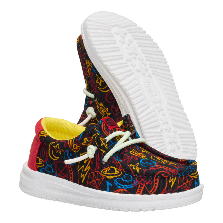 Wally Toddler Space Glow - Black/Red - Image 3