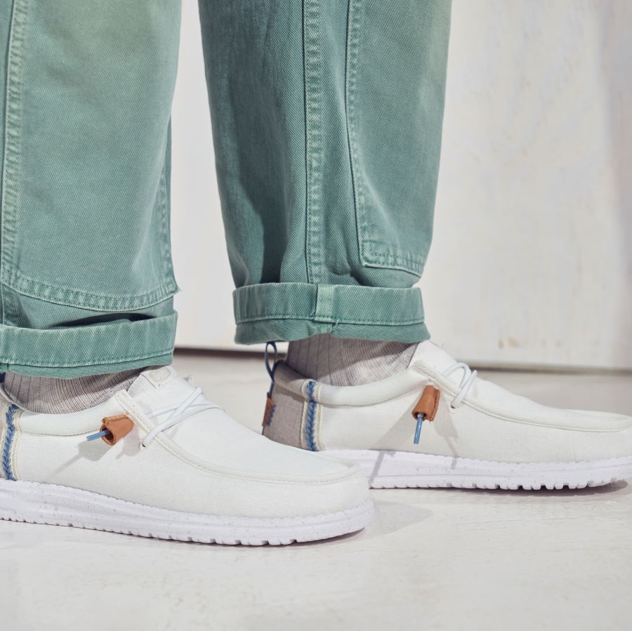 Wally Craft Linen - White/Stone Grey - Image 2