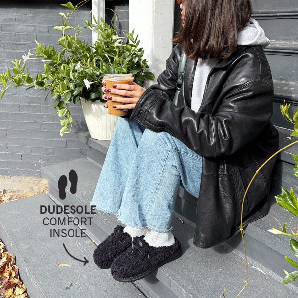 Wendy Slipper - Cozy Black/Black