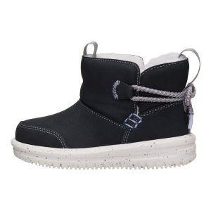 Camden Bow Boot Toddler Cozy - Black