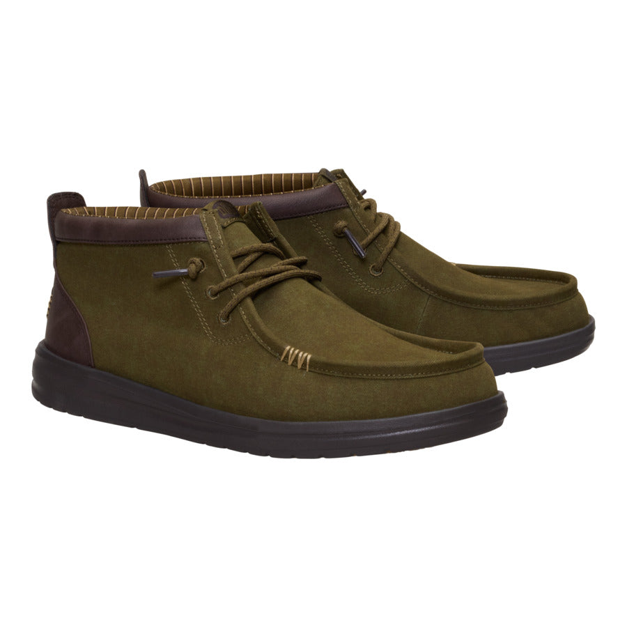 Wally Mid Gripr Vin Classic - Dark Olive/Mole Brown - Image 2