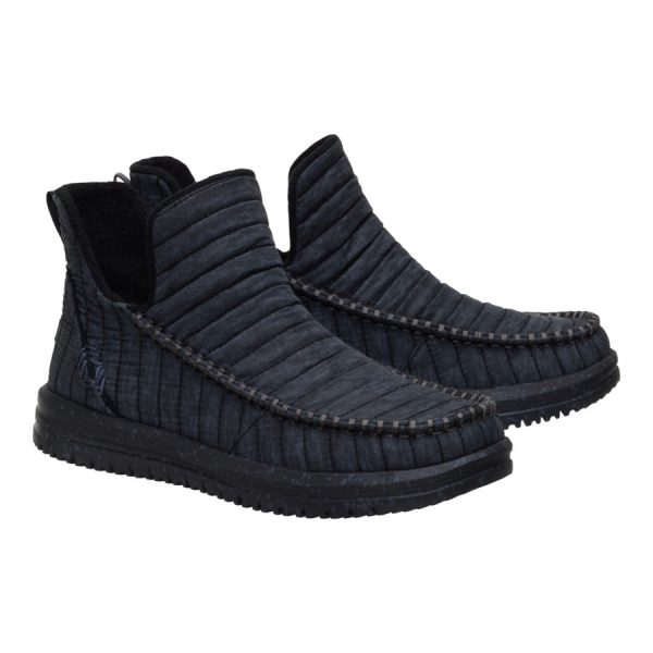Camden Quilted - Black/Black