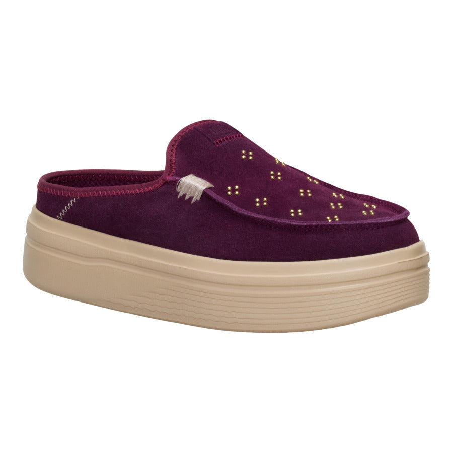 Austin Lift Suede Stud - Fig Purple - Image 7