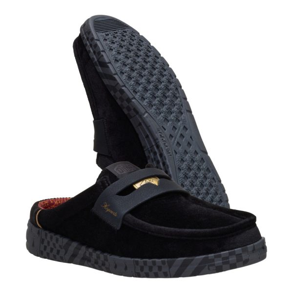 Wally Slip Hogwarts Loafer - Black/Gold